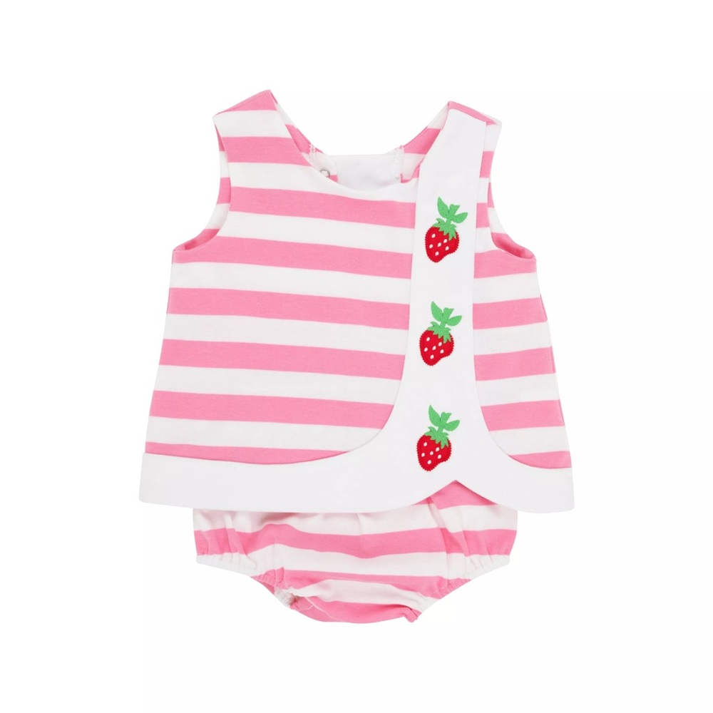 TBBC Tilly Tab set with bloomers Hampton pink
